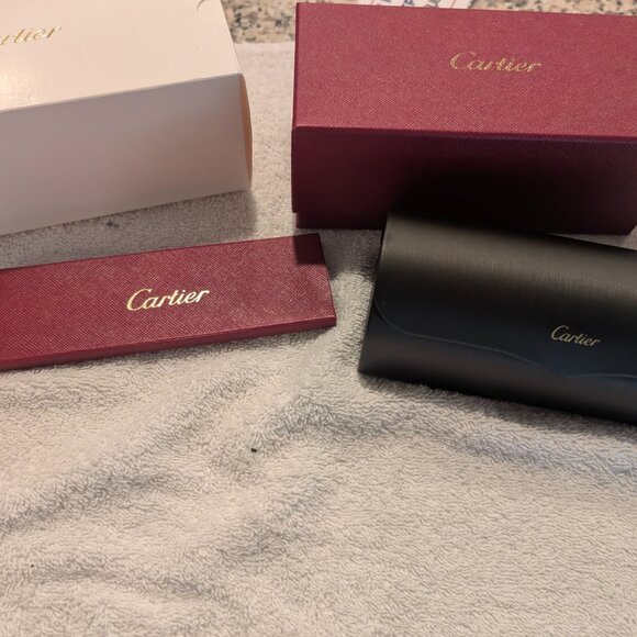 CARTIER CT00668 001 AVANNA-GOLD-BROWN SUNGLASSES 55/16/135 NEW AUTHENTIC main image 11